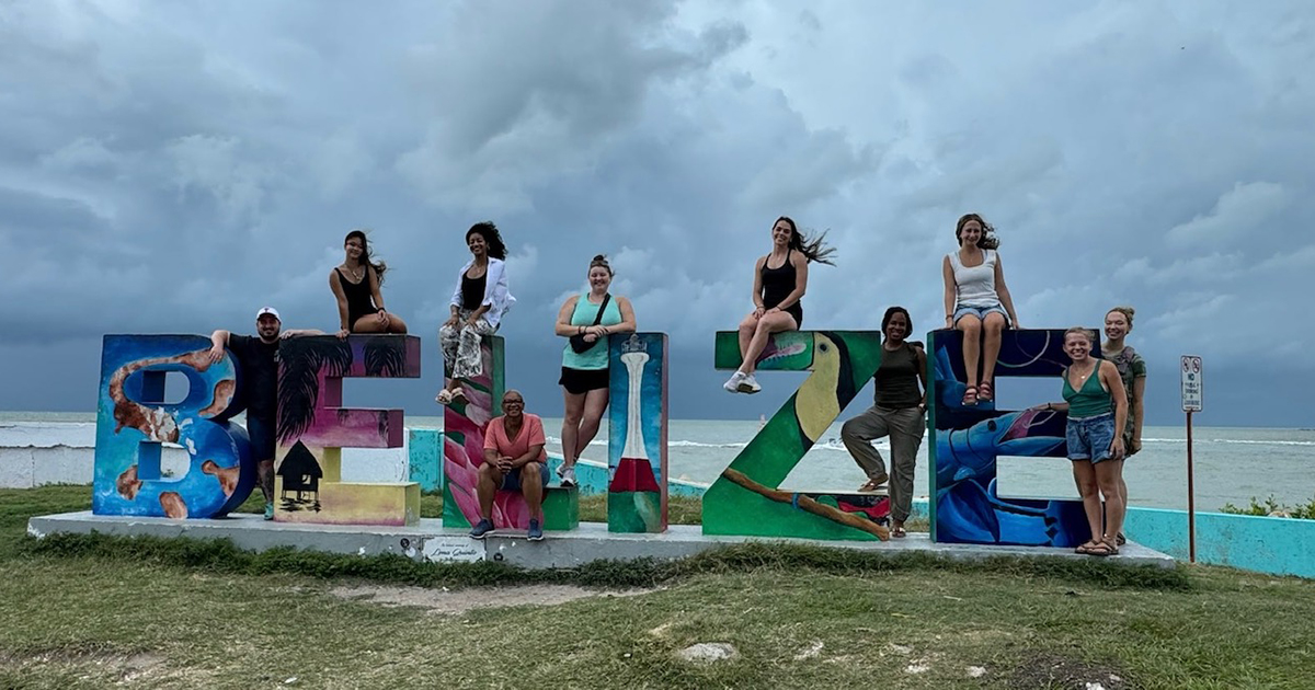La Salle public health and communication sciences and disorders students and faculty in Belize La Salle public health and communication sciences and disorders students and faculty in Belize