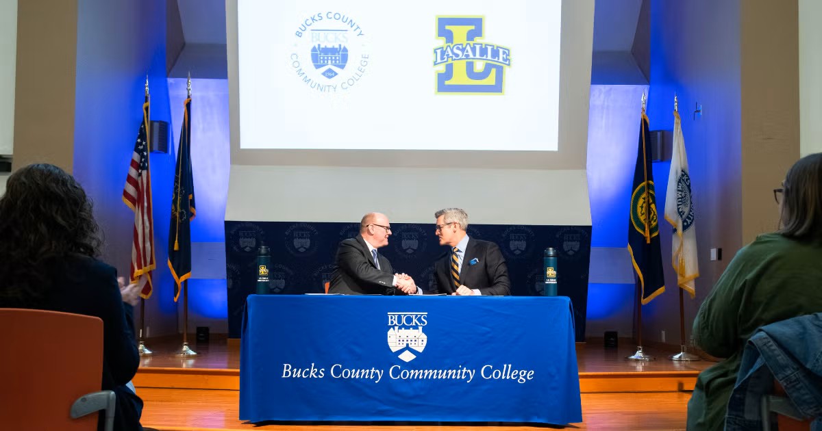 Two new agreements signed by Bucks Count...