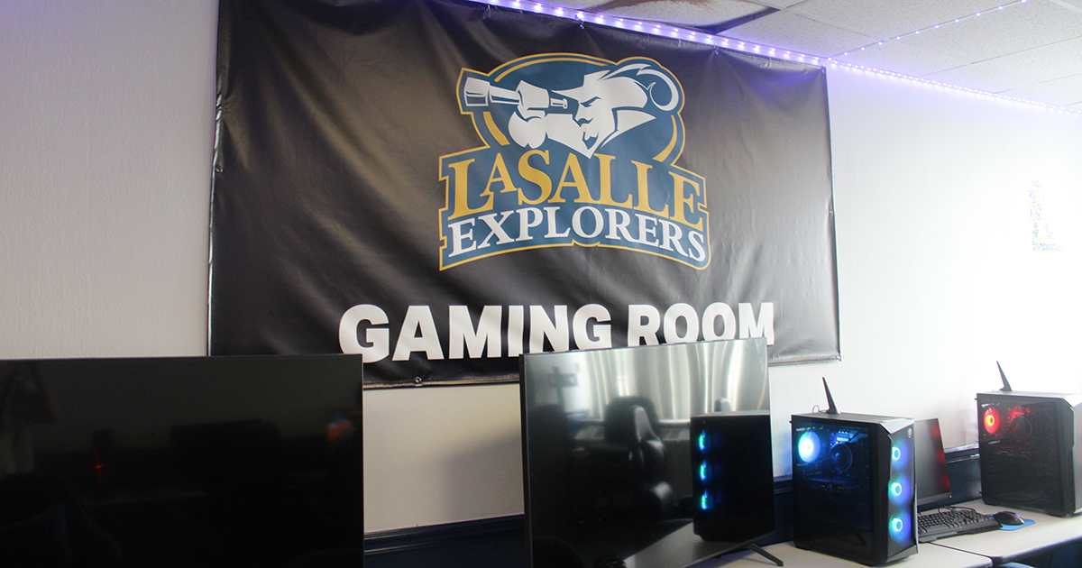 La Salle Recreation's gaming room 