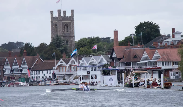 The men's rowing team