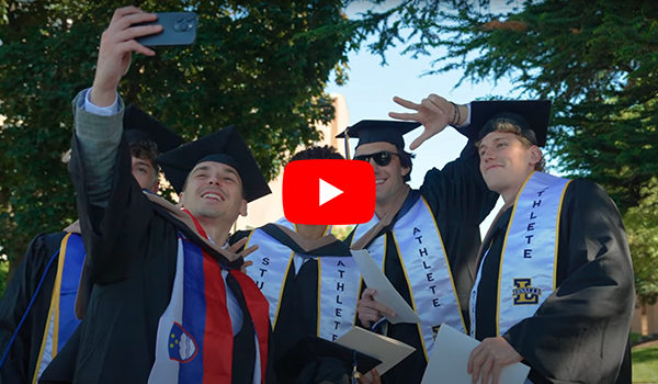 Image of students posing for a selfie