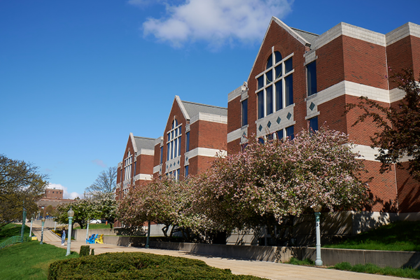 La Salle's campus in the spring.