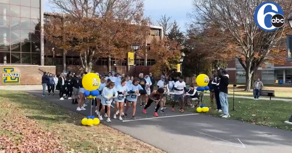 6abc coverage of Sigma Phi Lambda's annual Sig Phive K race