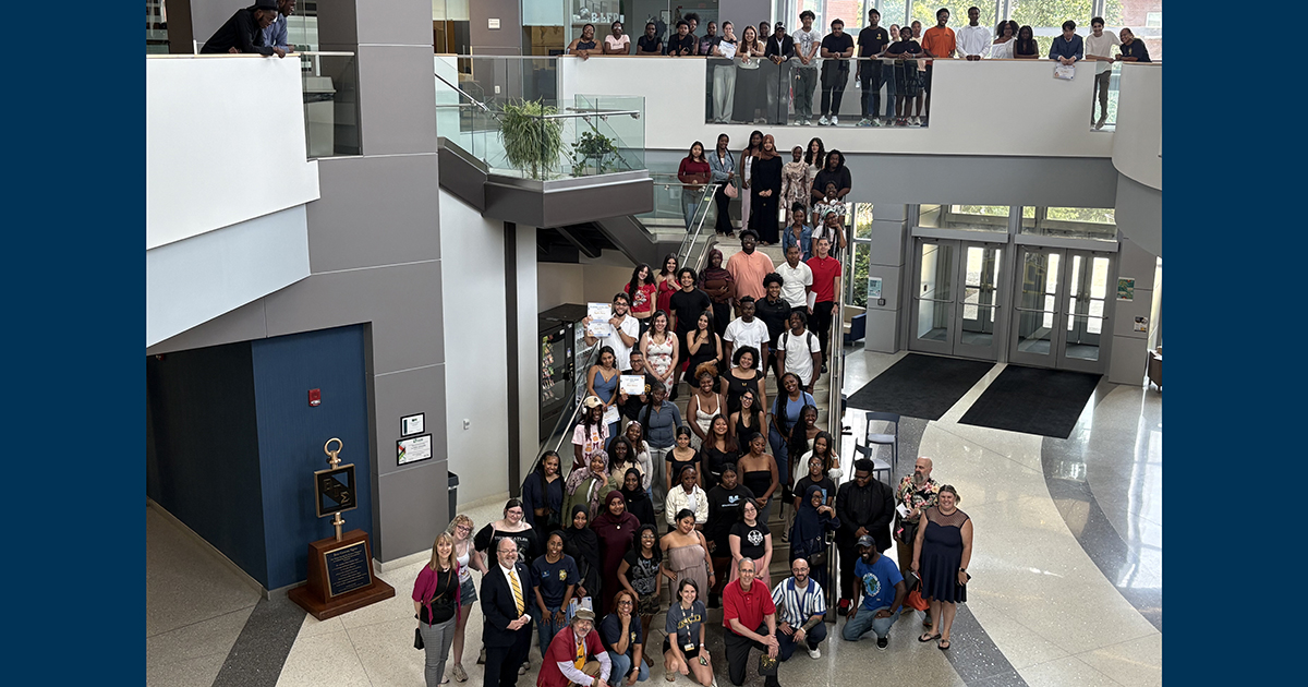 The incoming students who took part in La Salle's Academic Discovery Program (ADP) Summer Bridge.