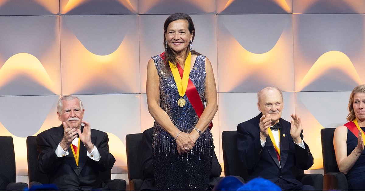 Naomi Halas, Ph.D., HON '07, '80. 
